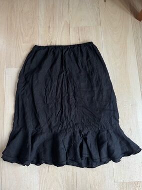 Fresh Produce 100% Linen Skirt